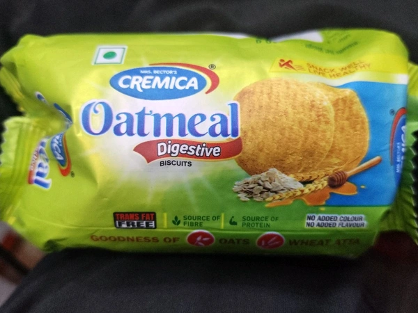 CREMICA OATMEAL DIGESTIVE COOKIES 60G