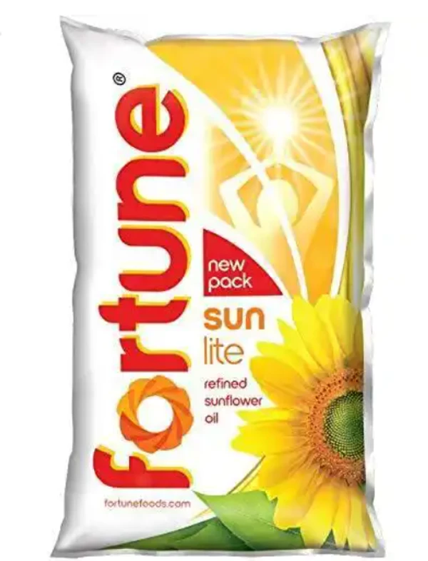 FORTUNE SUNFLOWER OIL POUCH 1 L