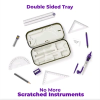 Classmate Asteroid Geometry Box - Mathematical Drawing Instrument Box