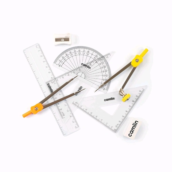 Camlin Scholar Mathematical Drawing Instruments, Black
