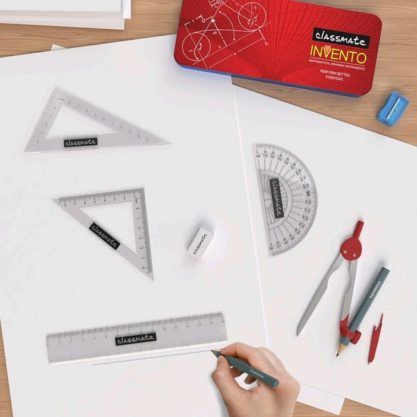 Classmate Invento Geometry Box | Rust Resistant Instruments