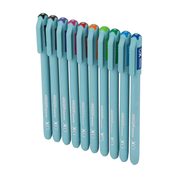 Hauser XO Multicolor Ball Pen Wallet Pack 