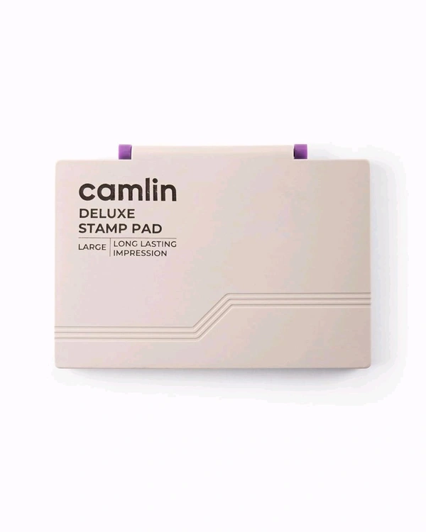 Camlin Kokuyo Plastic Stamp Pad, Violet - Blue