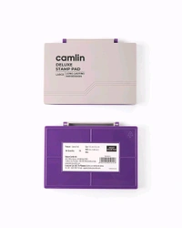 Camlin Kokuyo Plastic Stamp Pad, Violet - Blue