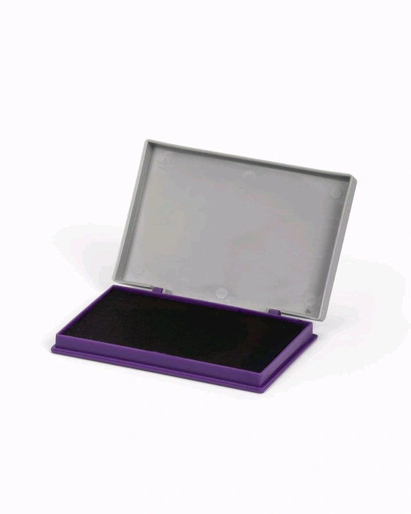 Camlin Kokuyo Plastic Stamp Pad, Violet - Blue