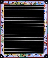 Popular Tin Frame Slate Ruled  - 25 X 30 cm