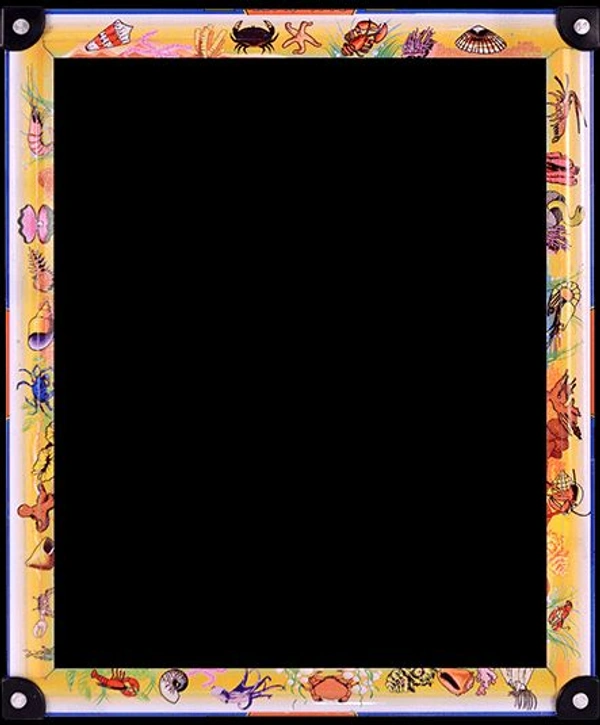 Popular Tin Frame Slate Unruled  - 25 X 30 cm