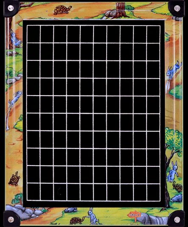 Tin Frame Ruled Slate (Small Size) - 20 X 25 cm