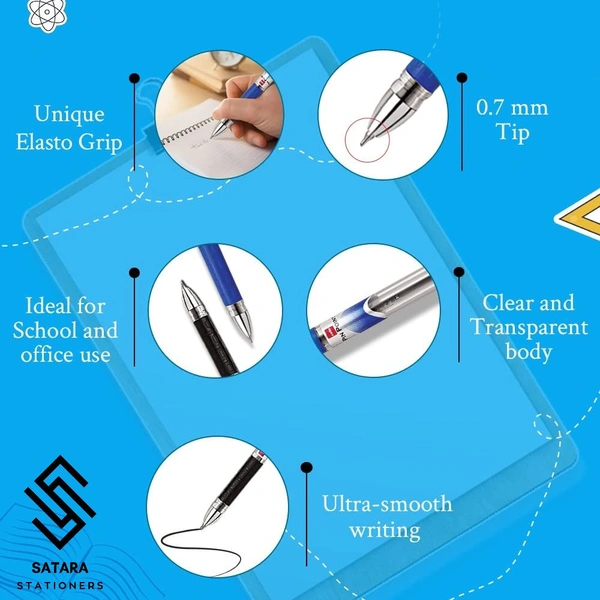 Cello Pinpoint Ball Pens - Blue