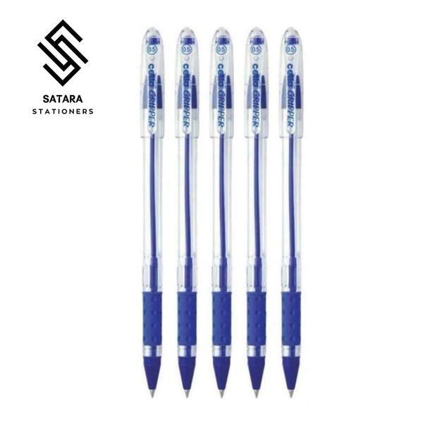 Cello Gripper Ball Pens - Black