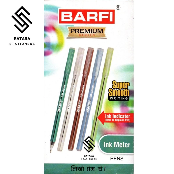 Barfi Ink Meter Ball Pen | Pack Of 20 Pens