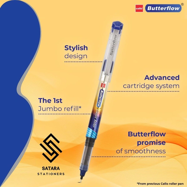 Cello Butterflow Classic Roller Pen 