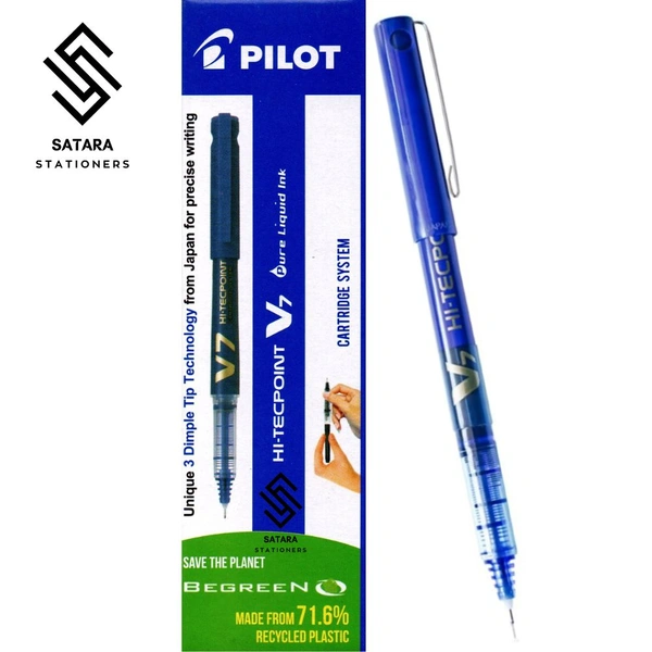 Pilot V7 Hi-tecpoint Roller ball pen - Red