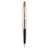 Frontier Stainless Steel Ball Pen With Gold Trim