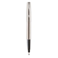 Frontier Stainless Steel Roller Ball Pen With Stainless Steel Trim 