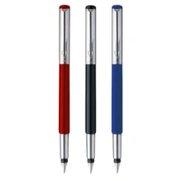 Vector Metallix Fountain Pen With Stainless Steel Trim 