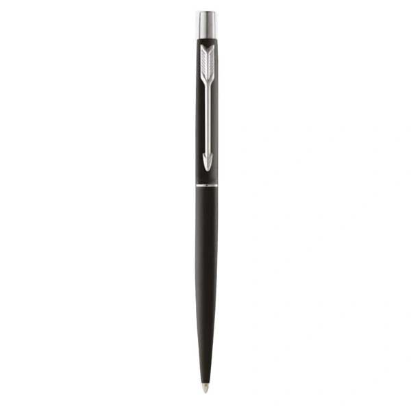 Classic Matte Black Ball Pen With Chrome Trim