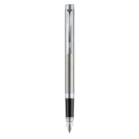 Folio Stainless Steel Fountain Pen With Stainless Steel Trim 