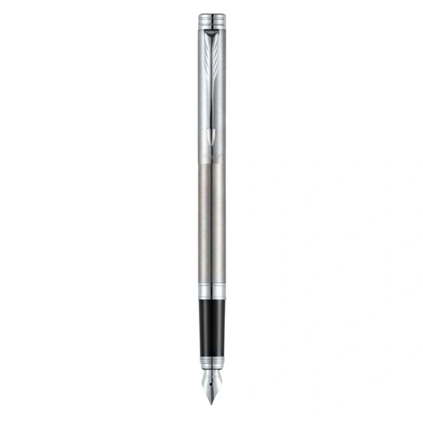 Folio Stainless Steel Fountain Pen With Stainless Steel Trim 
