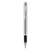 Folio Stainless Steel Roller Ball Pen With Stainless Steel Trim 