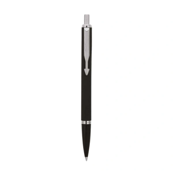 Latitude Matte Black Ball Pen With Chrome Trim