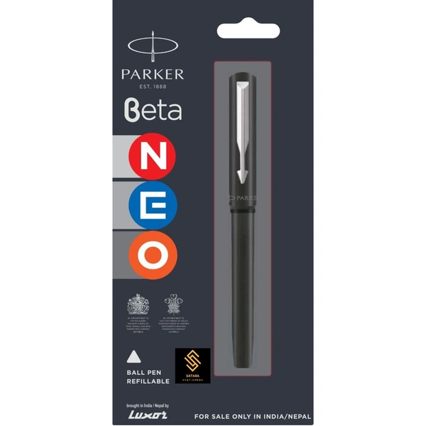 Beta Neo Ball Pen With Stainless Steel Trim 