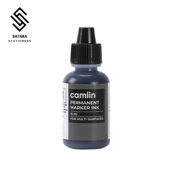 Permanent Marker Ink Bottle (15 ml) - Black