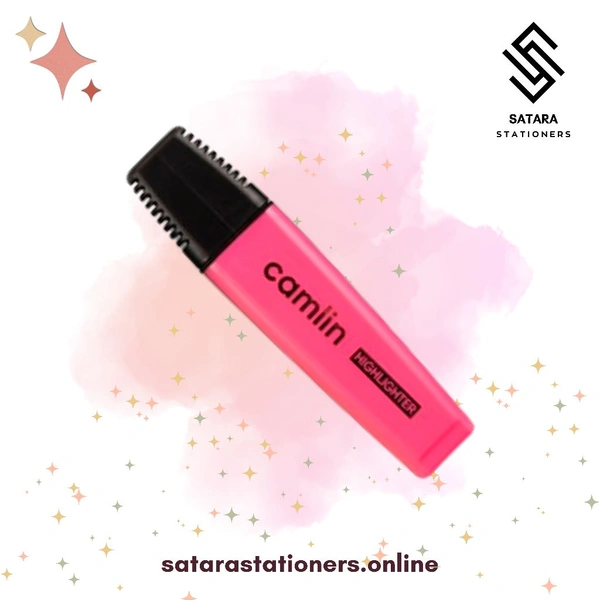 Camlin High-lighter Single Color  - Pink