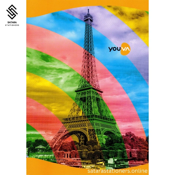 172 Page A4 Youva Rainbow Notebook (Navneet)