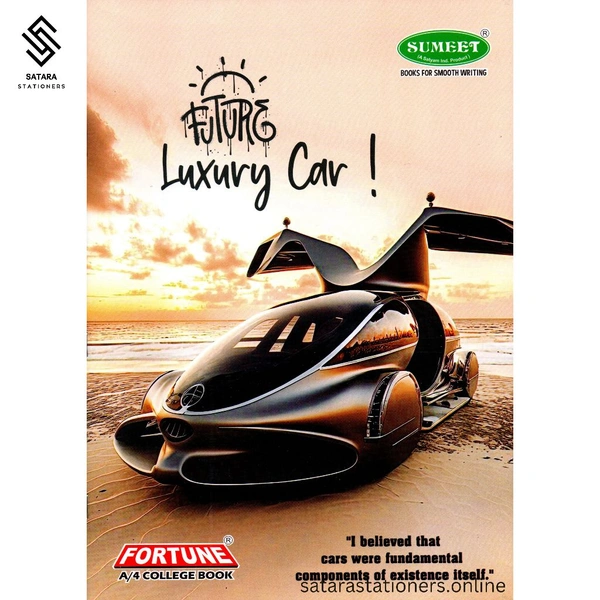 140 Page A4 Sumeet Fortune Notebook