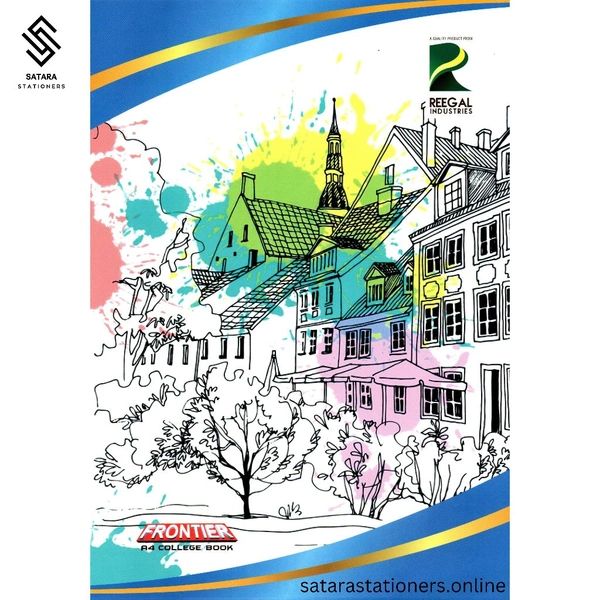 72 Page A4 Frontier Reegal Notebook
