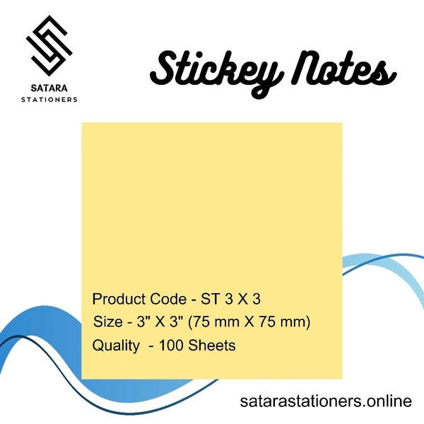 Stickey Notes - 3" X 3"