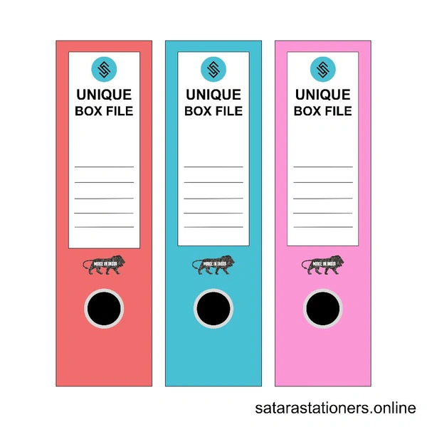Box File With Laminated Cardboard 