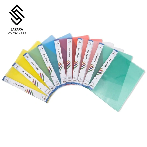 A4 Colorful  Transparent Report File