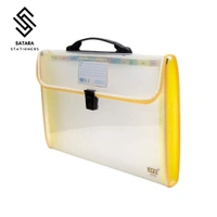 Piano Plastic File (FS/A4) Expanding Bag with Handle