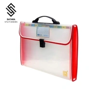 Piano Plastic File (FS/A4) Expanding Bag with Handle