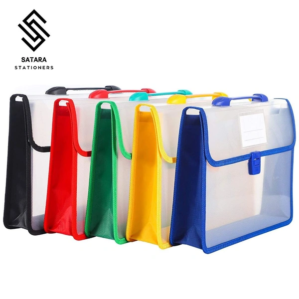 Plastic FS/A4 Handle Bag Folder