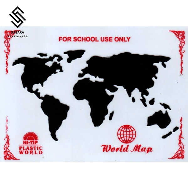 Map Stencil | Plastic - World