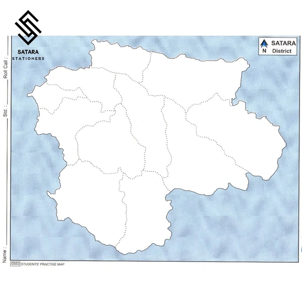 Blank Map - Satara