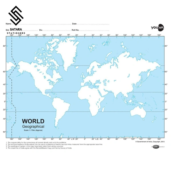 Blank Map - World