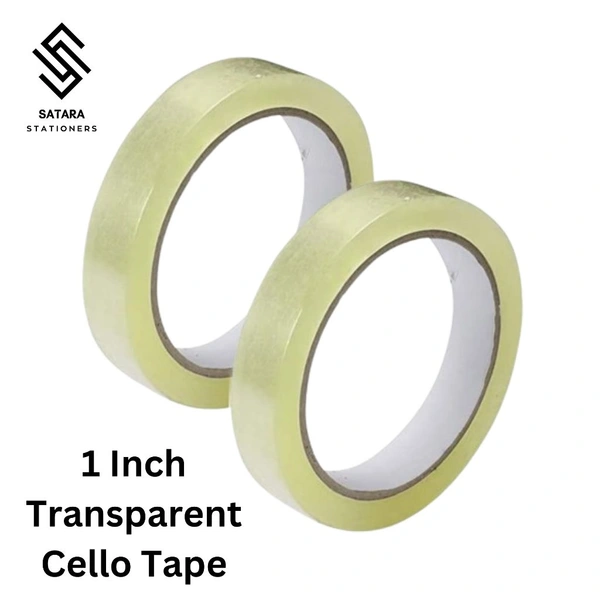 Transparent Cello Tape | Packaging Tape - Transparent, 1 Inch