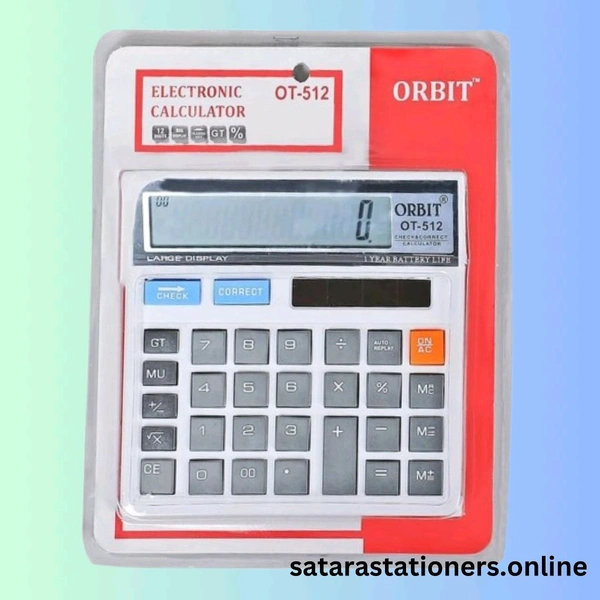 ORBIT OT-512 12 Digit Calculator 