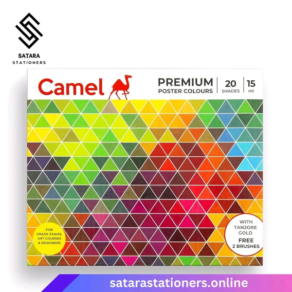 Premium Poster Colours | 20 Shade | Camel