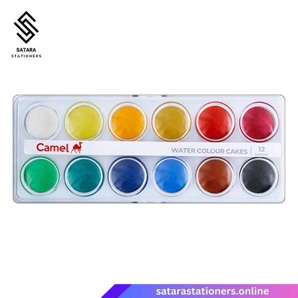 Water Colour Cakes | 12 Shade | Camel