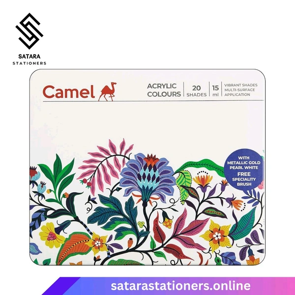 Acrylic Colour | 20 Shade | Camel
