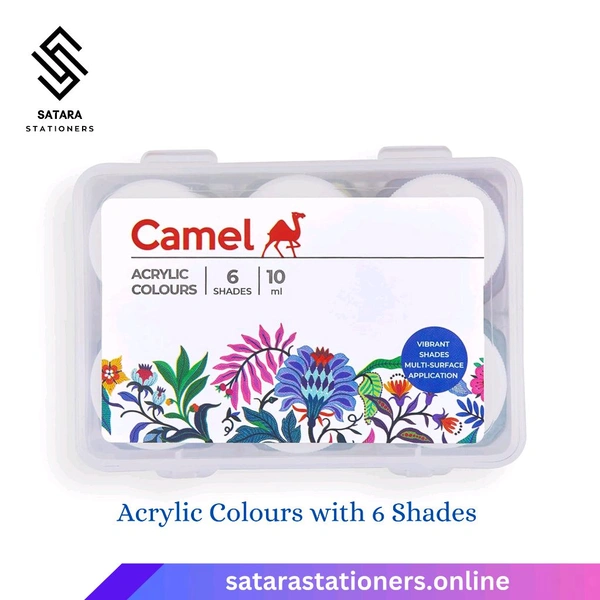 Acrylic Colour | 6 Shade | Camel