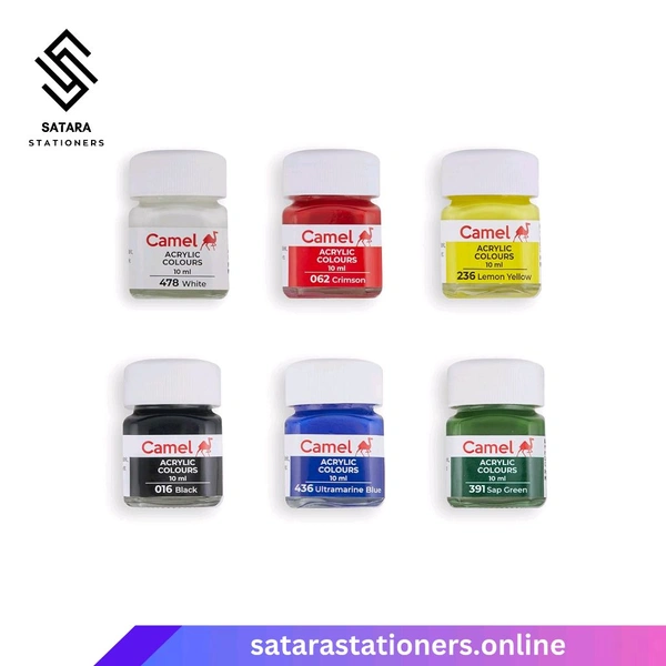 Acrylic Colour | 6 Shade | Camel