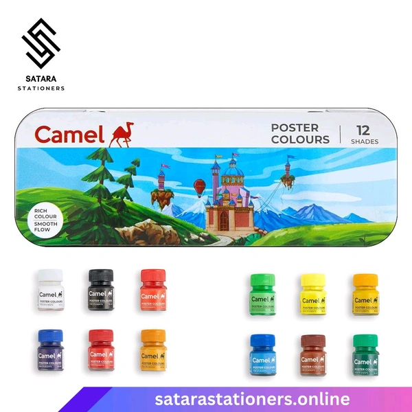 Poster Colours | 12 Shades | Camel