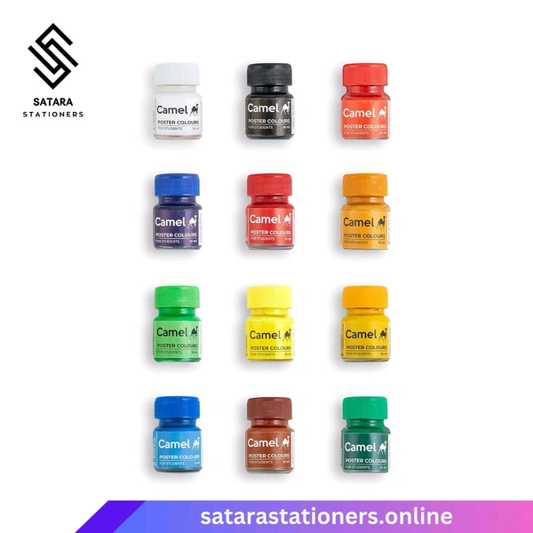 Poster Colours | 12 Shades | Camel