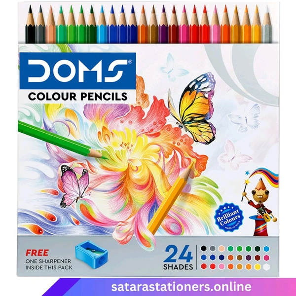 Colour Pencils | 24 Shade | DOMS
